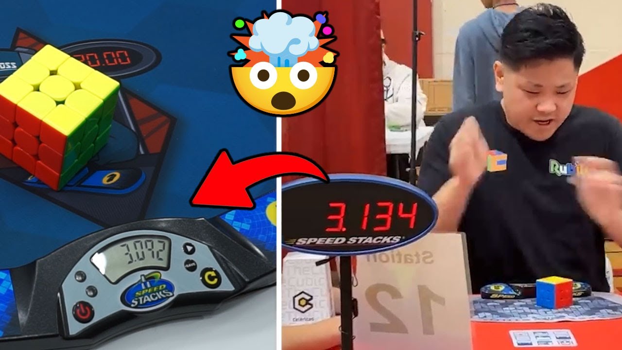 Försöker slå världsrekordet i Rubik's kub!