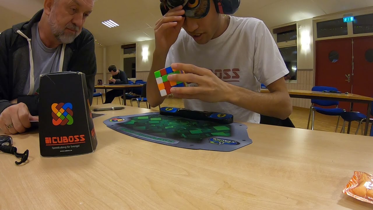 1:37.19 4x4 Blindfolded Former European Record Single