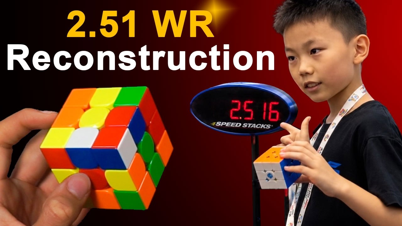 Xuanyi Geng 2.51 seconds 3x3 WR - Video & Reconstruction