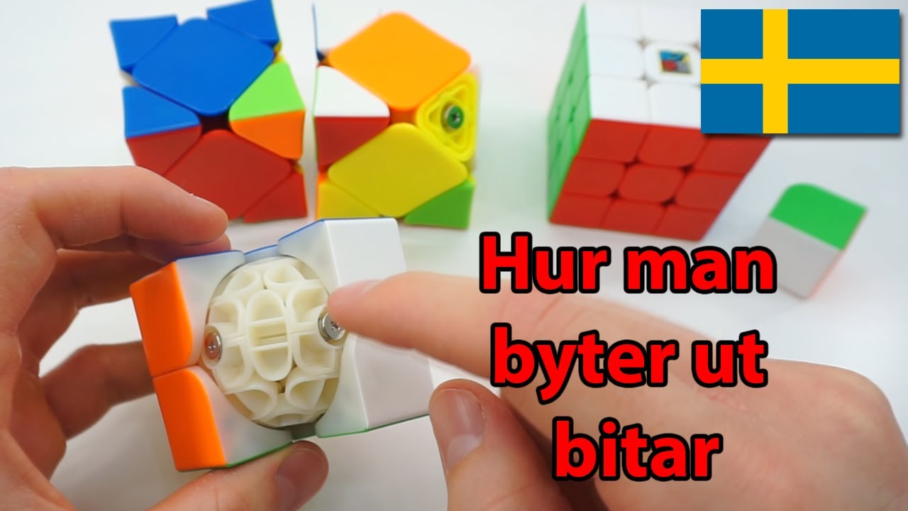 Hur man byter ut bitar på kuber