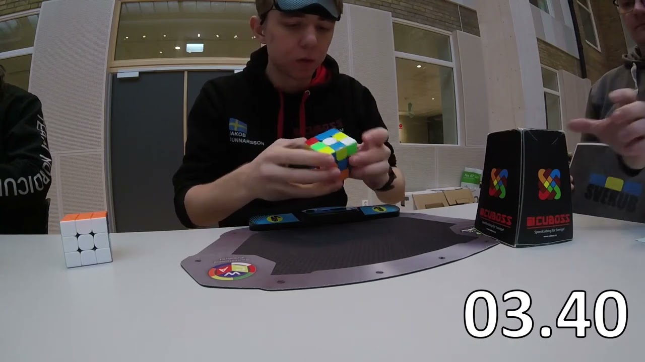 3x3 Blindfolded in 15.91 seconds (National Record)