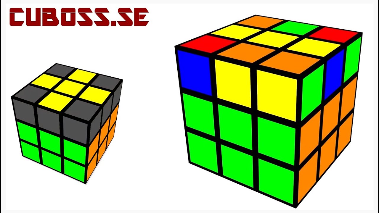 Lär dig lösa Rubik's kub - Övre korset
